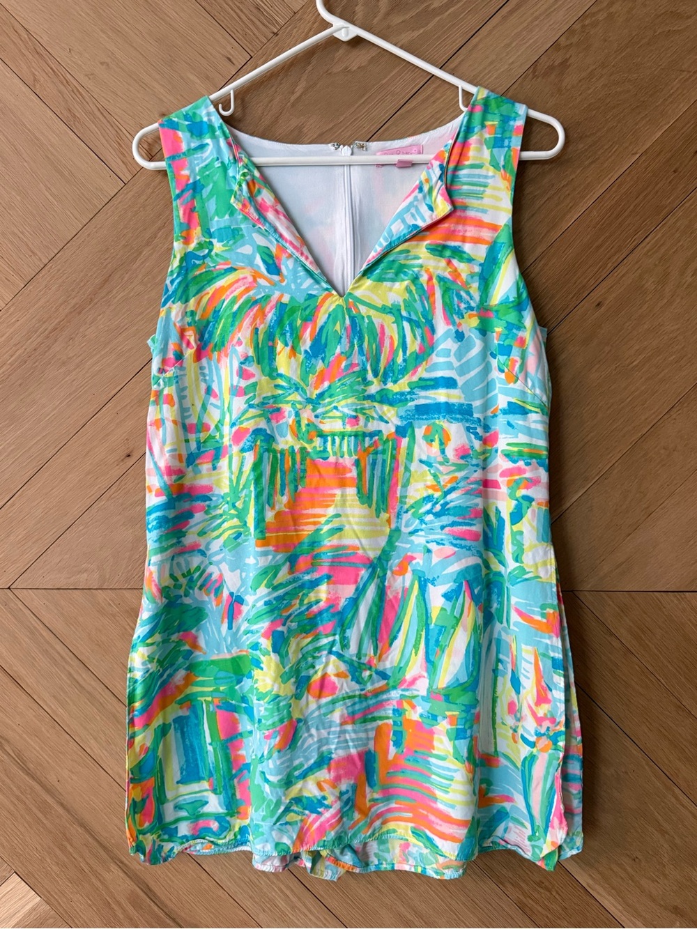 Lilly Pulitzer Multicolor Tropical Print Sleeveless Romper